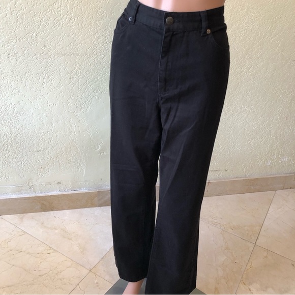 Lauren Jeans Co. Women’s Black Jeans Pants Size 12 Straight Leg Ralph Lauren - Picture 5 of 16